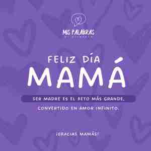 Feliz día mamá